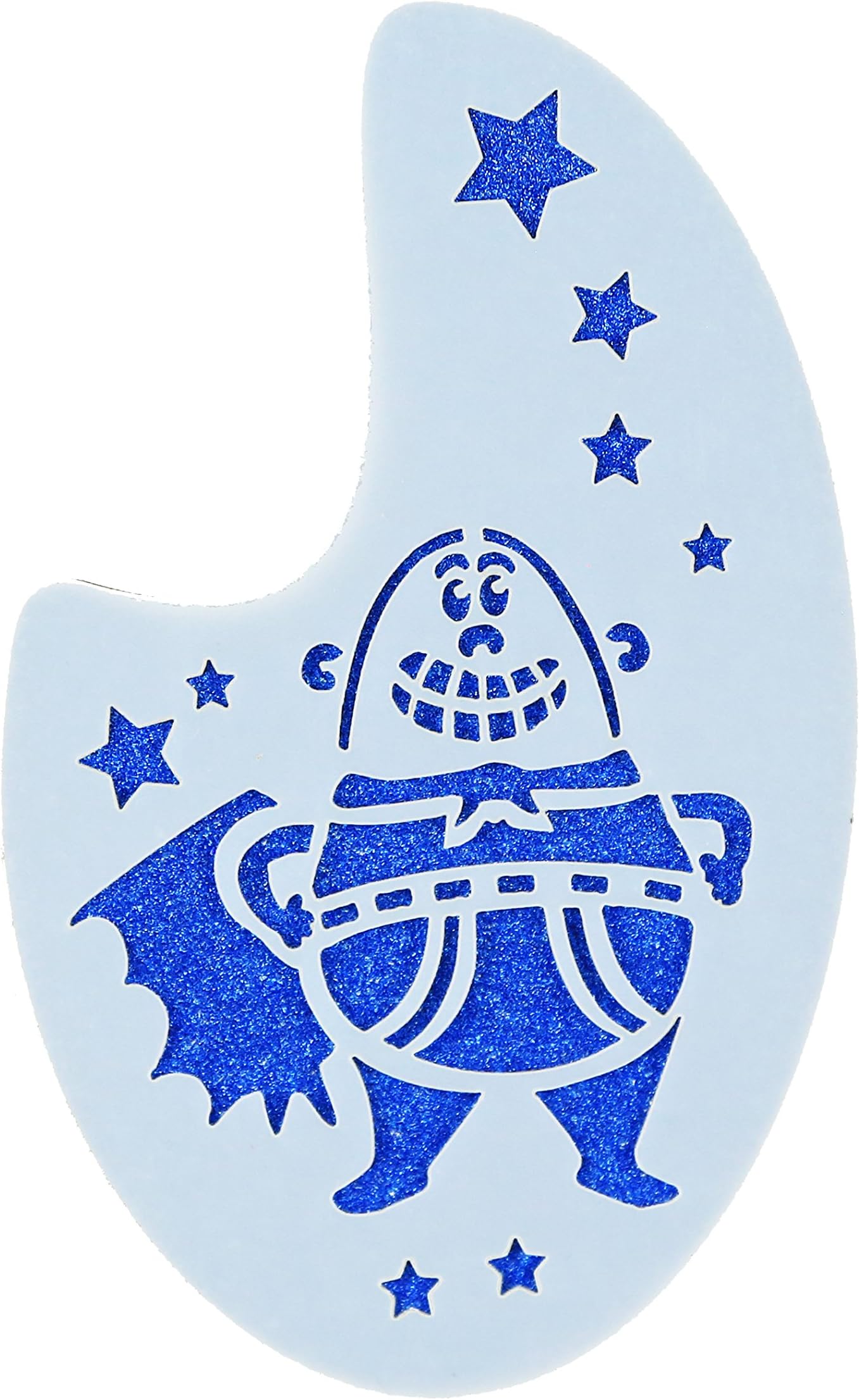 Captain Underpants Superhero Crafting Painting Card Making Stencil approx 12cm x 8cm Reusable