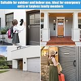 OFFOF Key Safe Wall Mounted 12 Digit Combination Waterproof Lock Box view 8