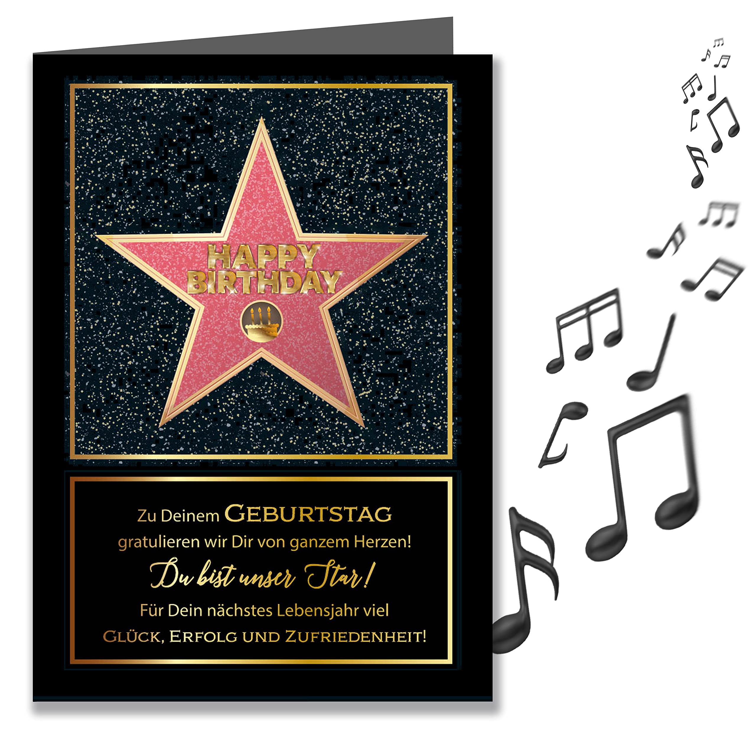 bentino XL Birthday Card with Music - A4 Size with Envelope - Premium Greeting Card - Hi-Fi Quality Sound - Great Cards Series