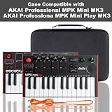 co2CREA Travel Hard Case for AKAI MPK Mini MK3 / MPK Mini Play MK3 25 Key view 3