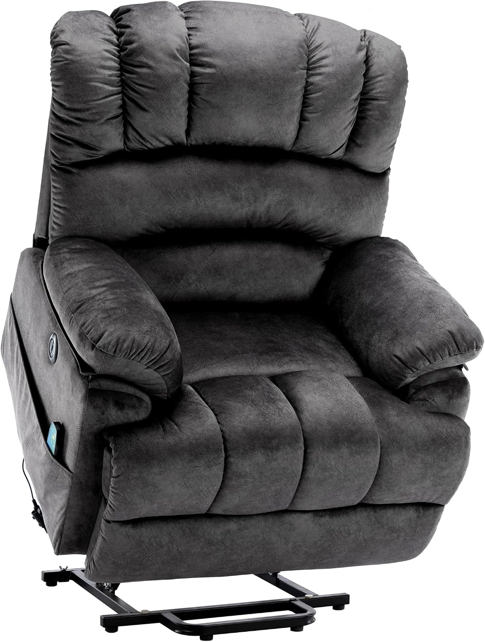 Merax Electric Power Lift Recliner Chair with Massage & Heat, Gray