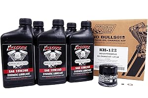 Klotz 5 Quart 15W-60 Synthetic Oil Change Kit for Indian™ PowerPlus Motorcycle