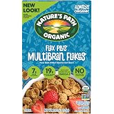 Nature's Path Organic Flax Multibran Flakes Cereal, 13.25 oz (Pack of 1) | ALA Omega-3 &amp; 7g Fiber: Whole grain flakes with flax seed, wheat bran and oat bran, no artificial flavors or colors