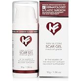 HealFast Silicone Scar Gel - Medical Grade Scar Cream for Surgical Scars | Treatment &amp; Removal for Keloid, Acne, Burns, C Section, Stretch Marks - Physician Formulated Advanced Silicone Gel for Scars