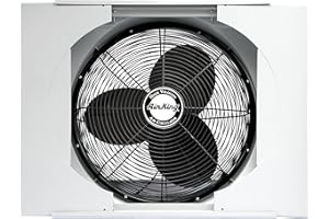 Air King 9166F 20" Whole House Window Fan , Gray