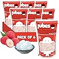 Jubes Nata De Coco - Coconut Gel 12.7oz [Pack of 6] (Lychee)