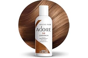 Adore Semi-Permanent Haircolor #058 Cinnamon 4 Ounce (118ml)