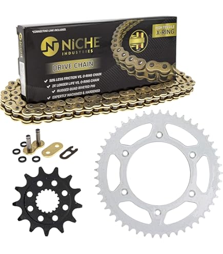 D.I.D 520DZ2 Gold Chain & Sprocket Kit - 13T/49T For KTM 250 SX 2005-2015