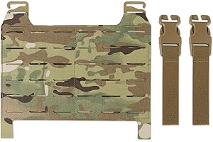 PETAC GEAR Tactical MOLLE Placard,The Slicksters Adapt MOLLE Front Flap Hanging Panel Laser Replacement Component