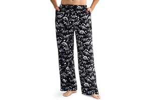 Giggling Getup Mens Pajama Pants Soft Flannel Fleece Pajama Bottoms Sleep & Lounge Pants with Pockets and Drawstring