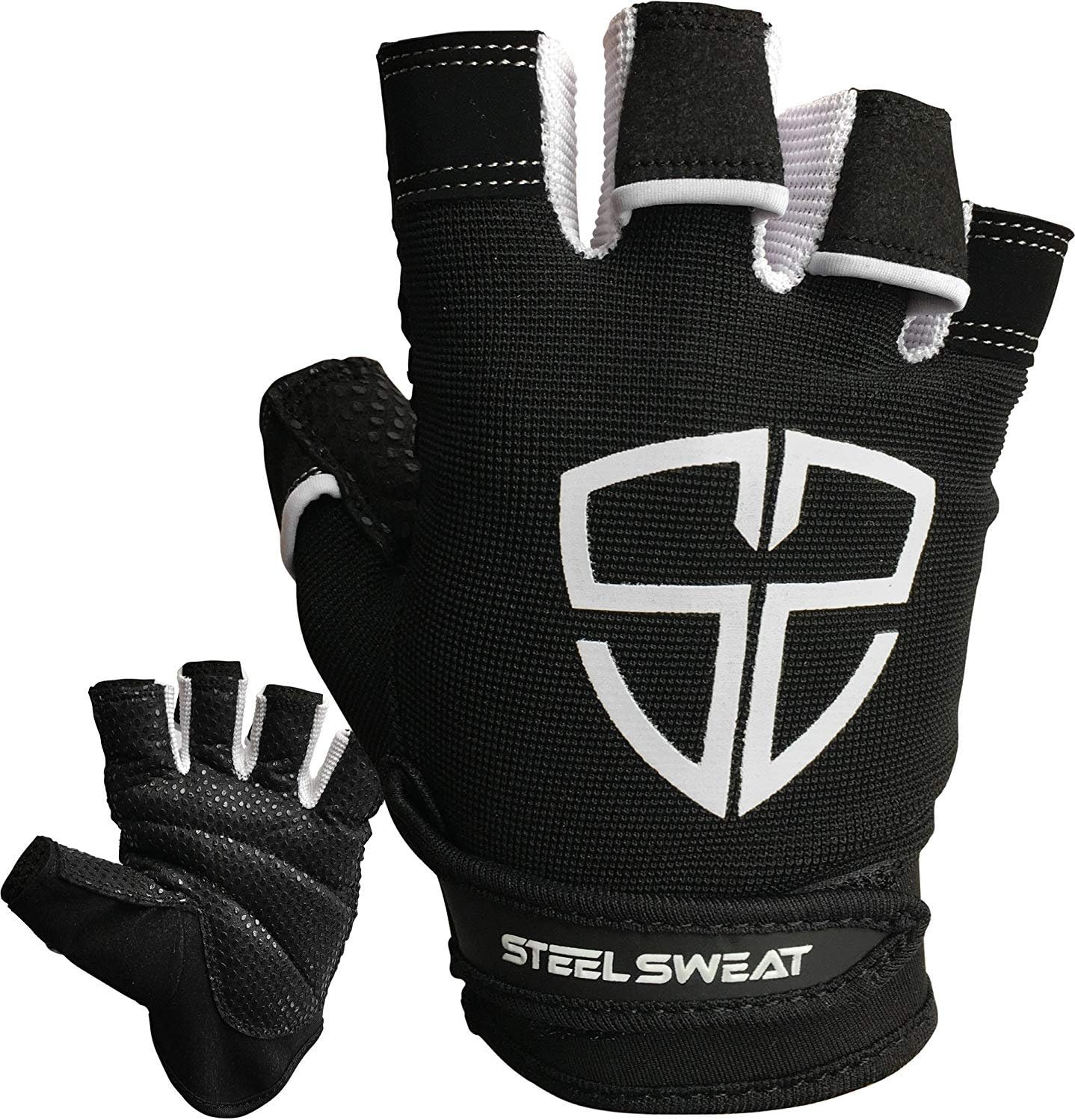 Steel Sweat Workout Gloves - Best for Gym, Weightlifting, Fitness, Training and CrossFit - For Men and Women who love Weight Lifting & Exercise โ RUE