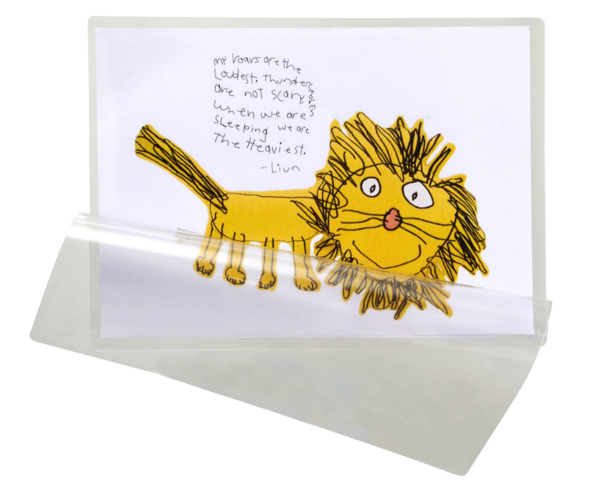 Djois, 110942 Cold Laminating Film, 3L, Children, A5, Transparent, Pack of 10, Document Protection, Easy to Use, Environmentally Friendly, Durable, Self-Adhesive, Without Machine