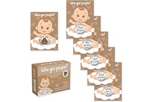 Party Hearty Delightful Baby Shower Fun - 50 Hilarious Poopie Scratch-Offs - Ideal for All Genders