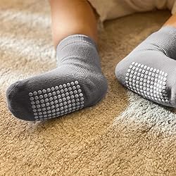 JAKIDAR 12 Pairs Baby Socks Cotton Crew Toddler