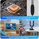 Diswoe Indoor/Outdoor TV Aerial with Booster 26ft Cable High Gain DVB view 5
