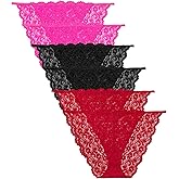 Smart & Sexy womens Signature Lace Panties for Women, Soft & Sheer Thong