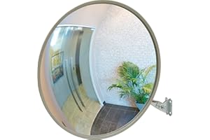 Zenith Safety Products - Convex Mirror with Telescopic Arm, Indoor/Outdoor, 26" Diameter Each