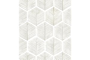 MelunMer Modern Peel and Stick Wallpaper Boho Contact Paper for Cabinets/Drawers 118In W 17.3In L Self Adhesive Removable Wallpaper for Bedroom/Bathroom Waterproof Geometric Contact Paper Beige/White