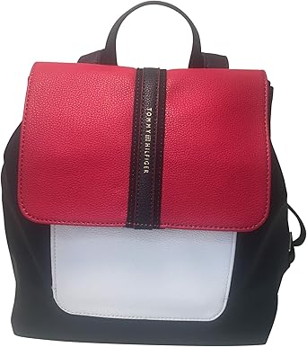 tommy hilfiger backpack red blue white