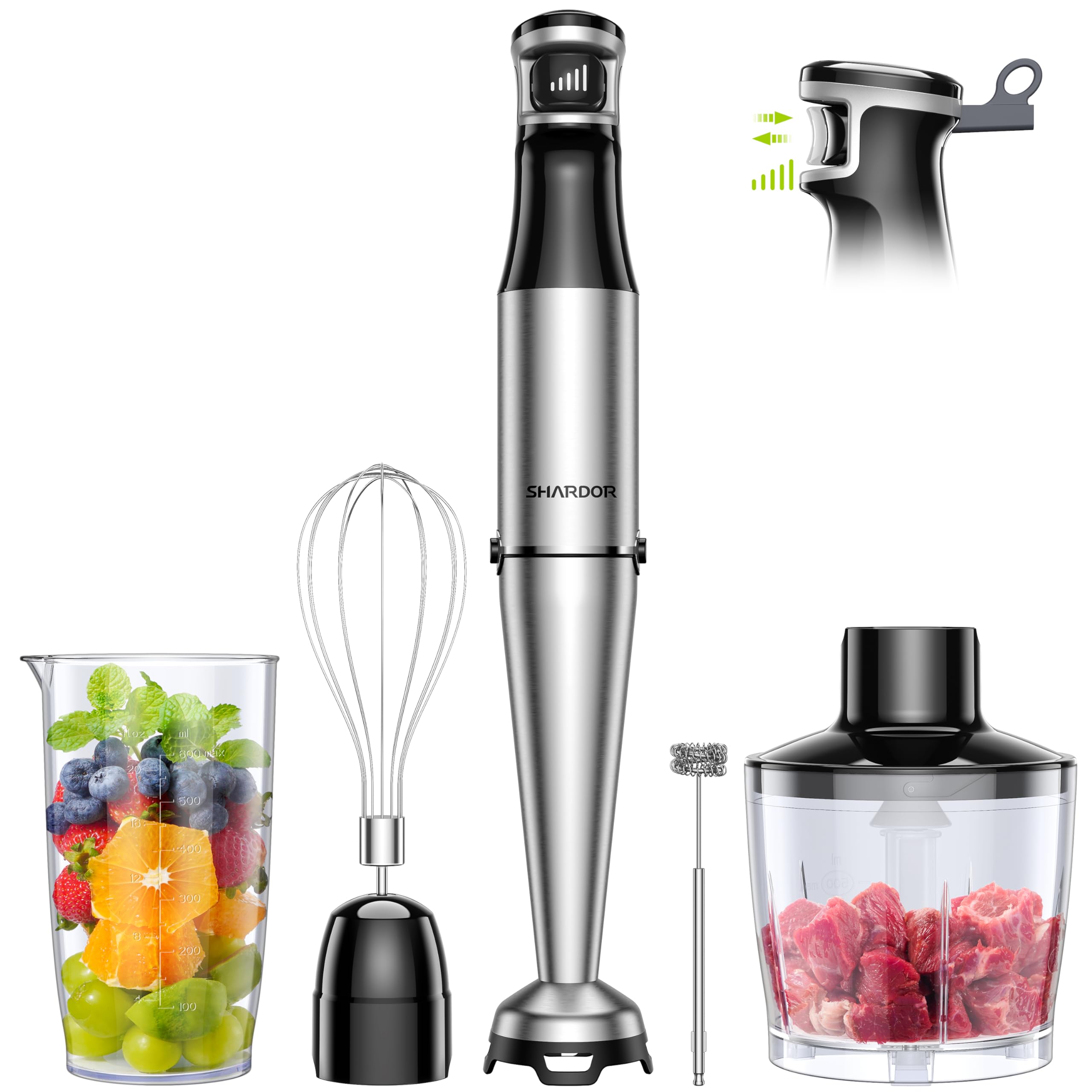 Hand Blender, soft start Variable Speed...