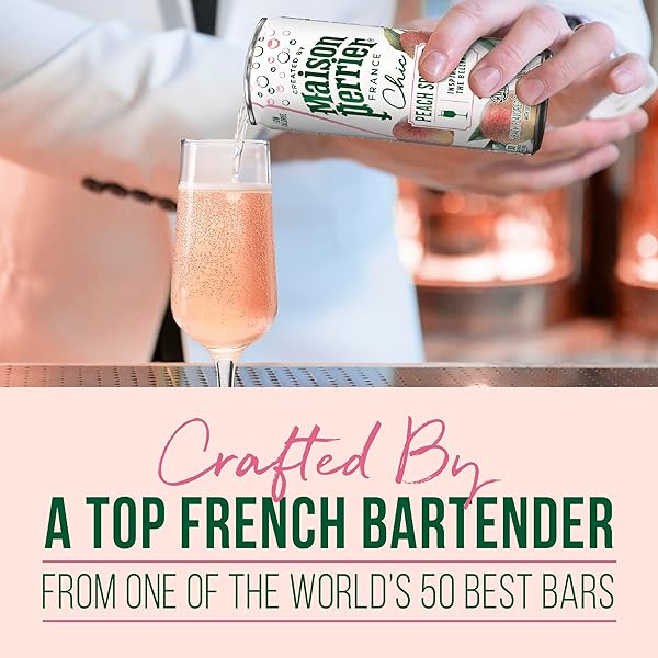 MAISON PERRIER, PEACH SPRITZER, 8.45 FL OZ