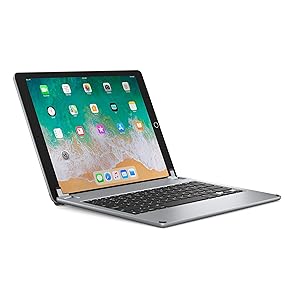 Brydge 12.9 Keyboard for iPad Pro 12.9 inch (2017/2015 Models only), Aluminum Bluetooth Keyboard with Backlit Keys. (Does not fit 2018 3rd Gen iPad Pro)