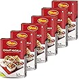 Shan - Chaat Masala Seasoning Mix (100g) - Spice Packets for Tangy and Spicy Garnish (Pack of 6)
