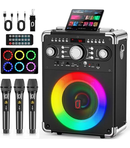 Microphone Karaoké Leadsinger LS-3000 Filaire Avec 3 Cartouches Et Livre - Occasion
