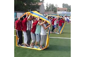 Yanacc Team Building Games Teamwork Games for Working Adults, Group Activities Mat for School Students Teens, Field Day Games (20 ft, Pack of 2)