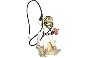 Penn-Plax Aerating Action Bubbler Ornament, Diver with Hose | Color May Vary | Small (050)