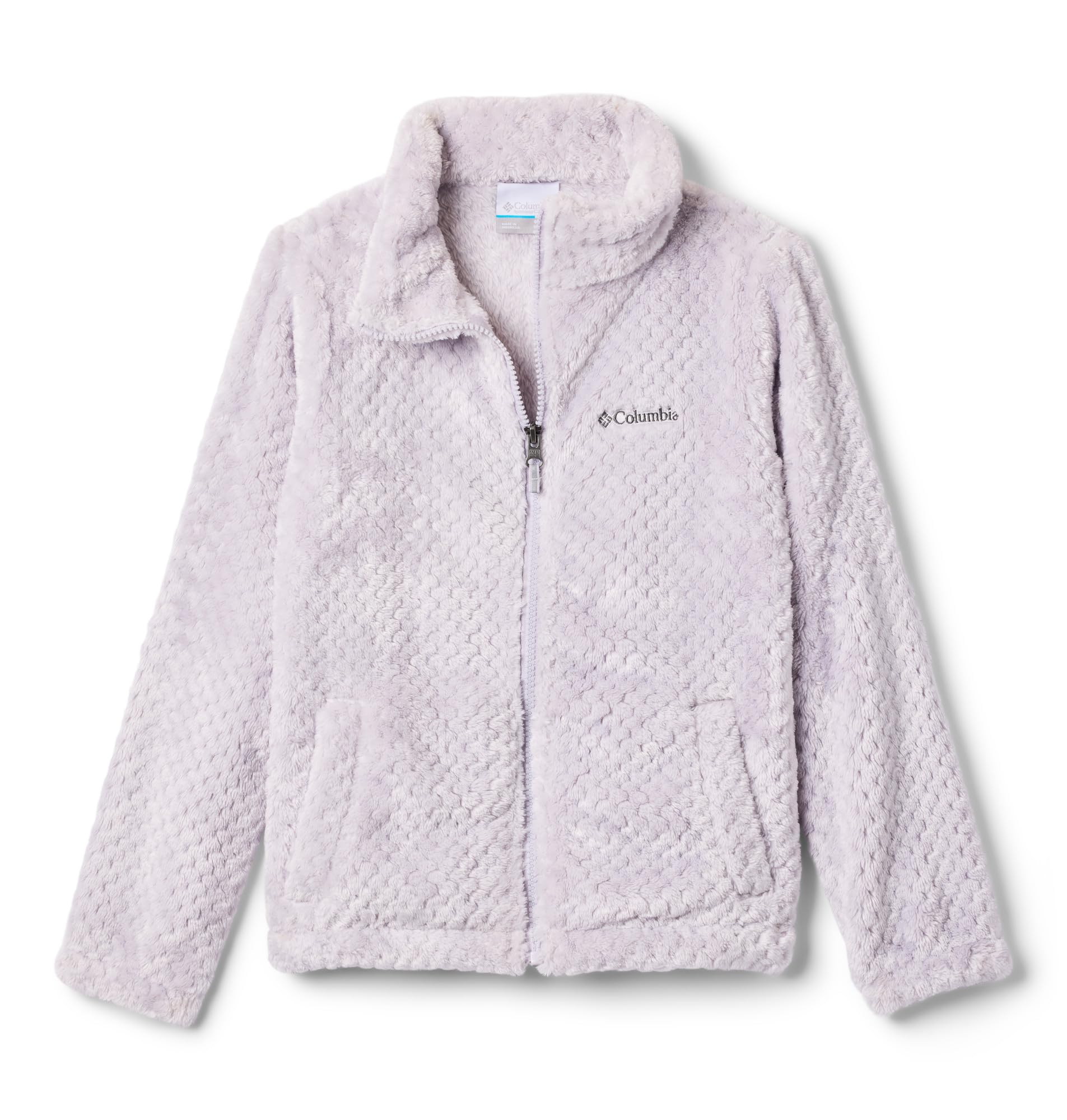 Columbia Youth Girls Fire Side Sherpa Full Zip Fleece Jacket, Lavender Pearl, X-Large Image