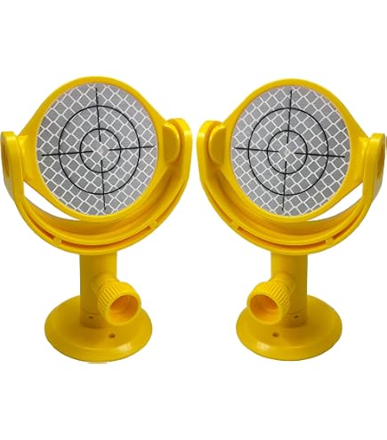 100-Pack High Visibility Total Station Target Sheets - Self-Adhesive ...