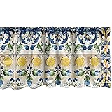 Ambesonne Mediterranean Window Valance Pack of