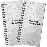 Med-Surg Nursing Tall Notebook 2-Pack &ndash; Medical Surgical Nursing Shift Templates for Nurses, Travel Nurses