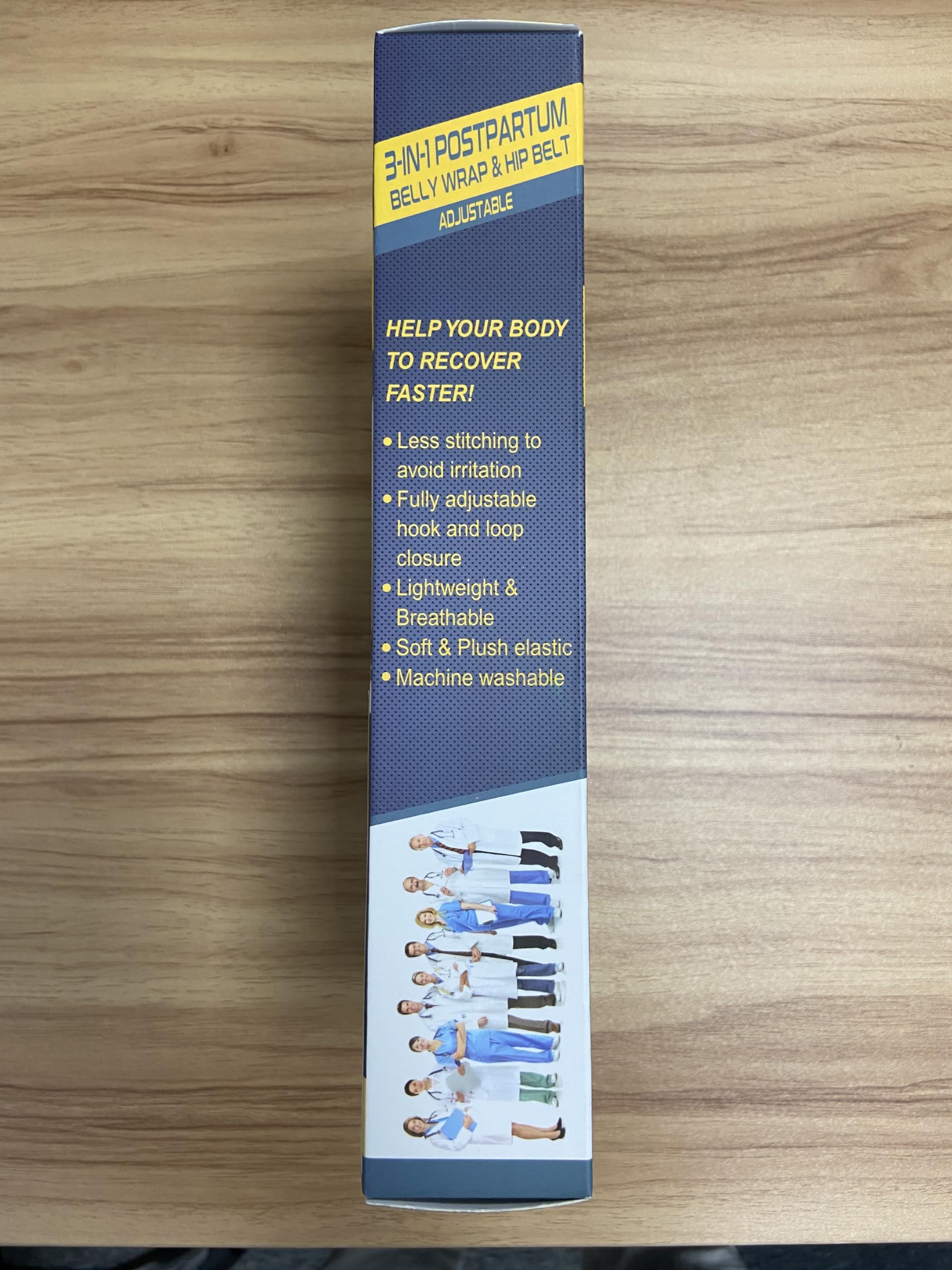 ChongErfei Postpartum Support Recovery Belly Wrap Waist/Pelvis Belt Body Shaper Postnatal Shapewear (Zblack, One Size (Pack of 1))