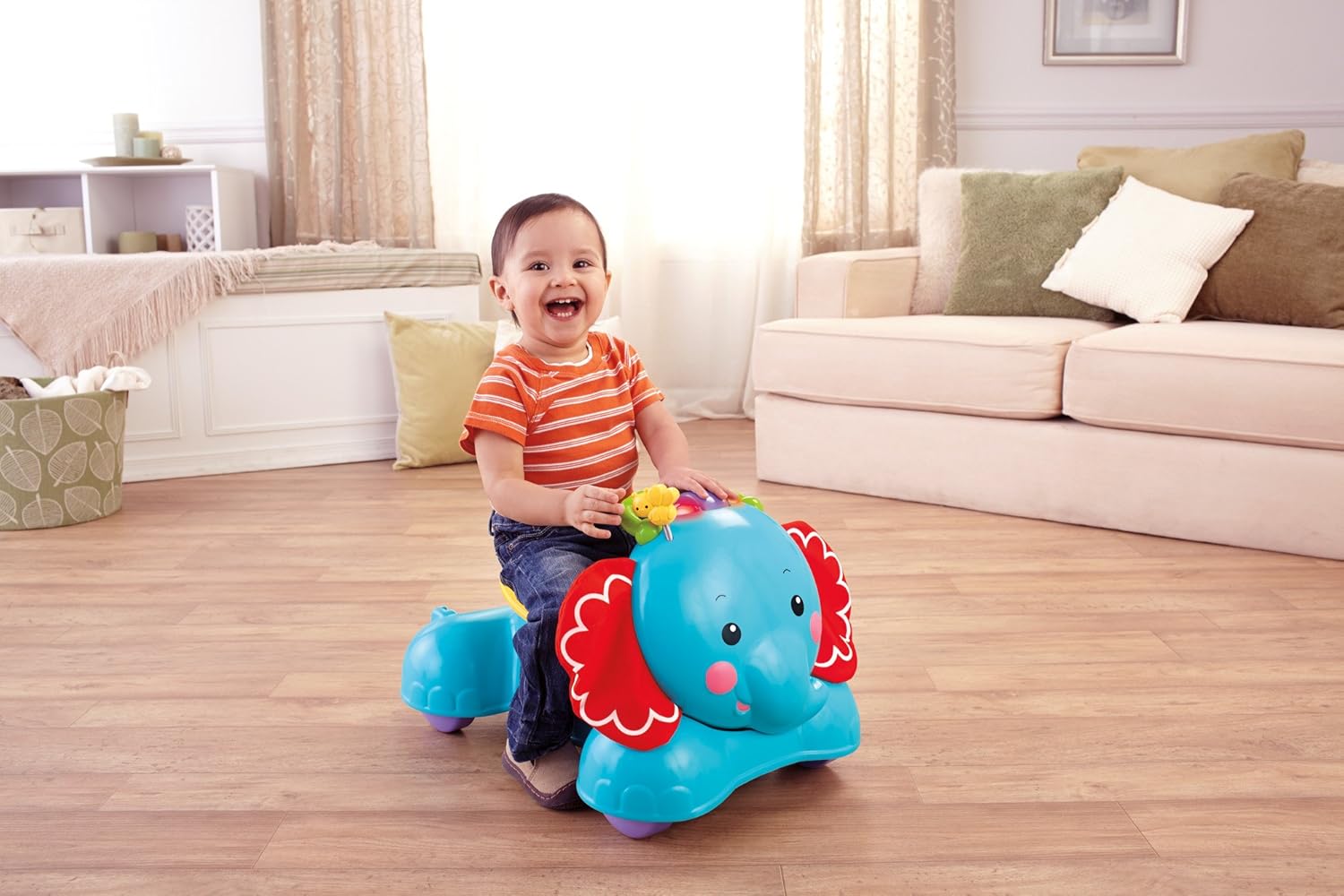 fisher price 3 in 1 bounce stride and ride elephant argos