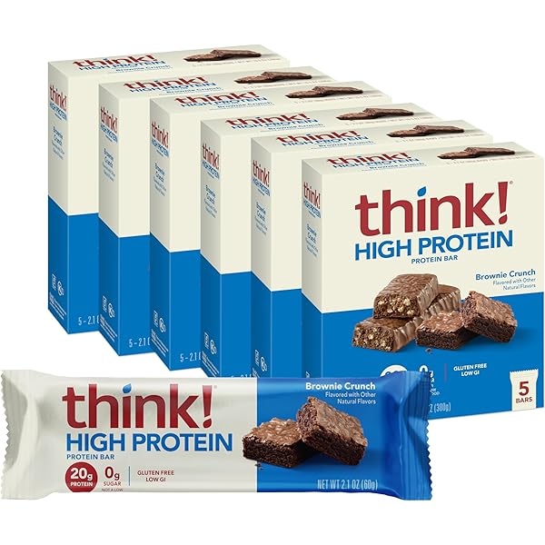 Young + Healthy Fit Protein Bars For Kids - Chocolate Brownie Flavor, 4-5g Protein, Gluten Free
