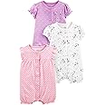 Simple Joys by Carter's baby-girls 3-pack Snap-up Rompers