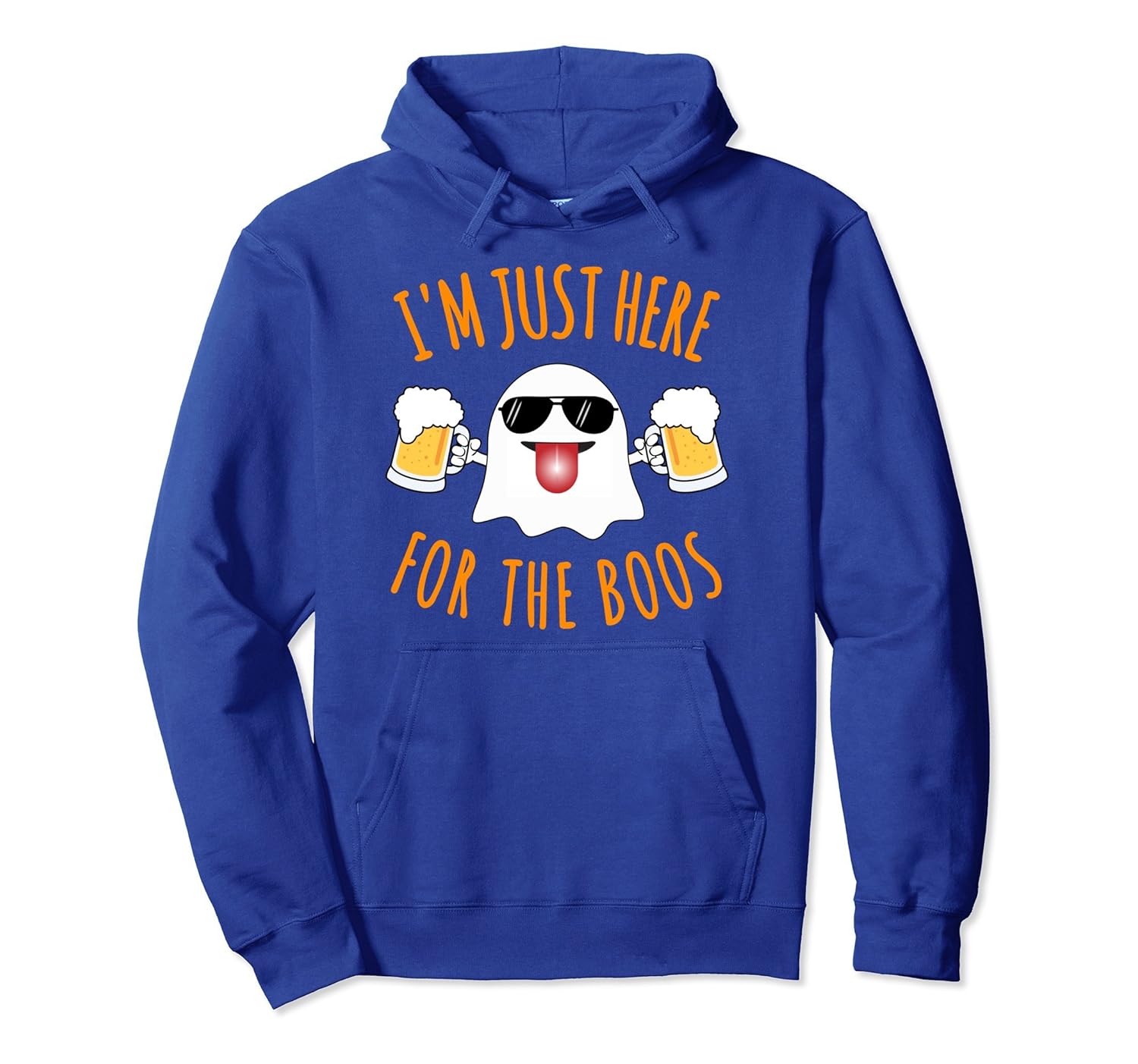 Funny Ghost Halloween Hoodie Beer Drunk Scary Drinking Gift-ANZ