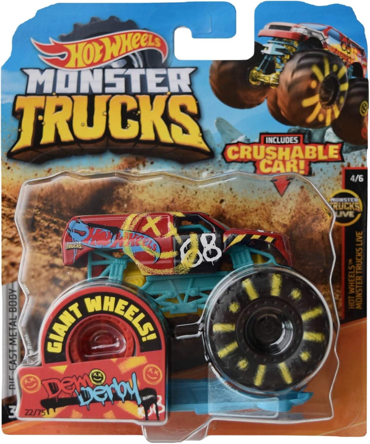Amazon.com: Hot Wheels Monster Trucks 1 