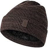 Wmcaps Winter Beanie for Men Women, Fleece Lined Beanie Soft Warm Knit Hat Ski Stocking Cuffed Cap