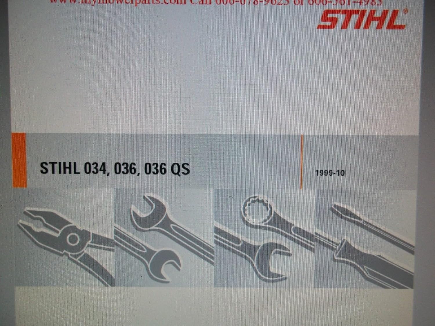 Stihl 034, 036, 036QS Chainsaw Factory Service Manual (PH#rlmltdusa  GK9345456629252: Amazon.ca: Home & Kitchen