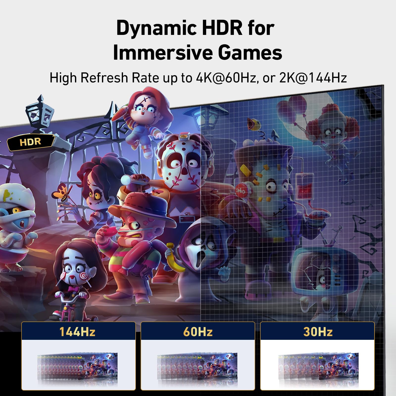 uni USB C auf HDMI Adapter 4K@60Hz aus Aluminium, Thunderbolt 3/4 kompatibel, kompakter Typ C zu HDMI Adapter für iPhone 15 Pro, MacBook Pro/Air, iPad Pro/Air, iMac, Galaxy, Surface, Pixelbook usw. 3