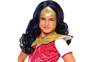 RUBIES Rubie's Costume Girls DC Super Hero Wonder Woman Wig