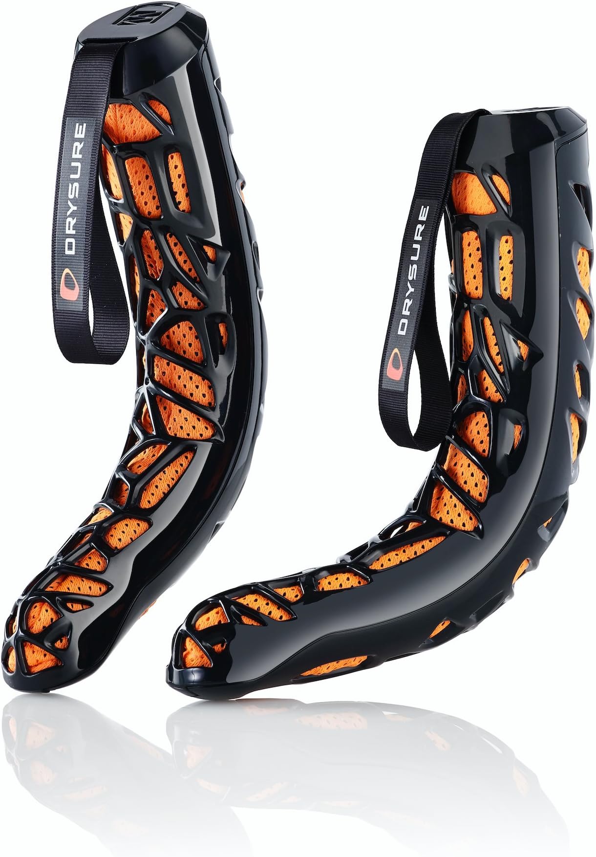 DRYSURE Extreme Boot Dryer - Great for Ski, Snowboard, Motorbike and Leather Boots - No Electricity or Heat Required (Black & Orange)