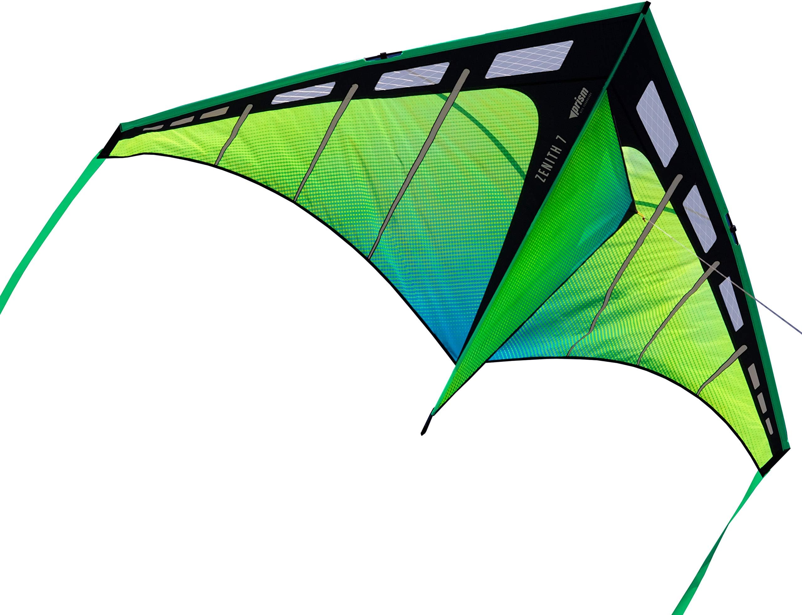 Prism Kite Technology Zenith 7 Aurora Single Line Kite, Ready to Fly with line