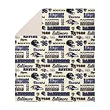 FOCO Baltimore Ravens NFL Retro Sherpa Fleece Blanket