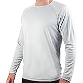 Kanu Surf Men’s Swim Shirt w/Long Sleeves – Quick-Dry Fabric, UPF 50+ Workout Rash Guard for Men in Loose-Fit Design