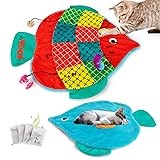 AWOOF Cat Mat, Cute Soft Catnip Mat, Cat Activity