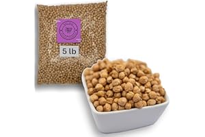 5 Lbs Dry Chick Peas Bulk - Garbanzos Bulk Grown in USA - Triple Cleaned Chickpeas - Despensa Colombiana Dried Chana 80.00 oz Ideal for Cooking and more!